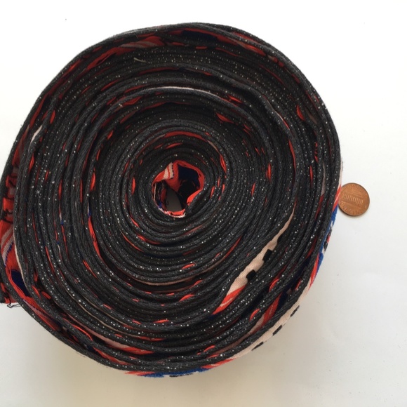 Sewing Ribbon Border Craft Trim Edging Tape Blue Red Black 2 1/4" wide - Picture 3 of 5